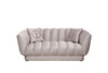Миниатюра фото диван fabio двухместный велюровый бежевый garda decor fabio-2-2k-colt1001 | 220svet.ru