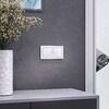 Миниатюра фото выключатель двухклавишный проходной с подсветкой werkel hammer белые w1222101 | 220svet.ru