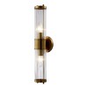 Миниатюра фото бра crystal lux sancho ap2 brass | 220svet.ru