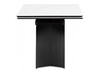 Миниатюра фото керамический стол раздвижной woodville вейв 160(220)х89х75 белый мрамор snow white / черный 612186 | 220svet.ru