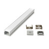 Миниатюра фото профиль с прямоугольным рассеивателем  для светодиодной ленты lightstar profiled 419181 | 220svet.ru