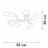 Миниатюра фото потолочная люстра vitaluce v4196-0/4pl | 220svet.ru