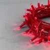 Миниатюра фото гирлянда нить с колпачком 10м красная 220в, 100 led, провод красный пвх, ip65 ltc pst100cap-r-2r | 220svet.ru