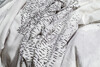 Миниатюра фото пододеяльник нувола принт тенсель серый 145*210 garda decor 144hf-10302 | 220svet.ru