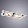 Миниатюра фото встраиваемый светильник arte lamp cardani semplice a5949pl-2wh | 220svet.ru