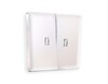 Миниатюра фото лицевая панель для 2-клавишных выключателей с подсветкой ambrella volt quant alfa ap2040 | 220svet.ru