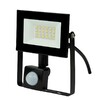Миниатюра фото прожектор светодиодный (ul-00007125) uniel 30w ulf-f62-30w/6500k sensor ip54 200-240в black | 220svet.ru
