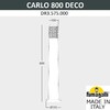 Миниатюра фото садовый светильник-столбик fumagalli carlo deco 800 dr3.575.000.lxu1l | 220svet.ru