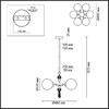 Миниатюра фото подвесная люстра odeon light exclusive palle 5405/6 | 220svet.ru