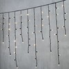 Миниатюра фото гирлянда бахрома 3,2 x 0,9 м тепло-белая с мерцанием белого диода 220в, 168 led, провод черный каучук 2,3мм, ip65 ltc eco168blw-1-2ww | 220svet.ru