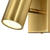 Миниатюра фото светодиодный спот escada stigma 10283/1led brass | 220svet.ru