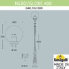 Миниатюра фото парковый фонарь fumagalli nebo/globe 400 g40.202.000.aye27 | 220svet.ru
