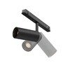 Миниатюра фото трековый магнитный светодиодный светильник maytoni focus led exility tr032-2-5w2.7k-m-b | 220svet.ru