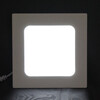 Миниатюра фото led-а 117х117 дпо 01-006-002 4000к/450лм квадрат иу светильник встраиваемый светодиодный | 220svet.ru