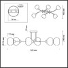 Миниатюра фото потолочная люстра lumion alana 4517/6c | 220svet.ru