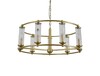 Миниатюра фото подвесная люстра newport 3729/c brass | 220svet.ru