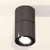 Миниатюра фото комплект накладного светильника ambrella light techno spot xs7403060 dch/pbk черный хром/черный полированное (c7403, a2071, c7403, n7002) | 220svet.ru