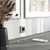 Миниатюра фото накладка для розетки usb графит матовый werkel w1179564 | 220svet.ru
