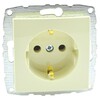 Миниатюра фото розетка 2к+з mono electric despina/ larissa 16a 250v винтовое подключение крем 500-001721-117 | 220svet.ru