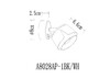 Миниатюра фото спот arte lamp amaks a8028ap-1bk | 220svet.ru