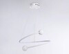 Миниатюра фото подвесной светодиодный светильник ambrella light comfort linetech fl66291 | 220svet.ru