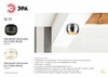Миниатюра фото накладной светильник эра ol13 gx53 bk/gd б0049036 | 220svet.ru