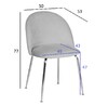 Миниатюра фото стул велюр пепельно-розовый garda decor 30c-301-1g lpi | 220svet.ru
