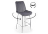 Миниатюра фото барный стул поворотный woodville седа 360 темно-серый (zd 995) / серый np 632596 | 220svet.ru