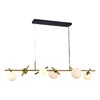 Миниатюра фото подвесная люстра ilamp golden 2134-6l br+mbk | 220svet.ru