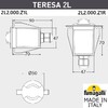 Миниатюра фото уличный встраиваемы светильник fumagalli teresa 2l 2l2.000.000.axz1l | 220svet.ru