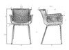 Миниатюра фото стул обеденный dobrin ross lmzl-pp778f-n_m_b-03-12961 | 220svet.ru