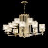 Миниатюра фото подвесная люстра crystal lux nicolas sp-pl10+5 gold/white | 220svet.ru