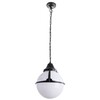 Миниатюра фото уличный подвесной светильник arte lamp monaco a1495so-1bk | 220svet.ru