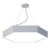 Миниатюра фото подвесной светодиодный cветильник эра hexagon spo-121-w-40k-038 38вт 4000к белый б0050550 | 220svet.ru