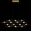 Миниатюра фото люстра molecular 14 black/gold delight collection | 220svet.ru