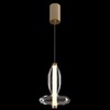 Миниатюра фото подвесной светодиодный светильник crystal lux quasar sp10w led transparent | 220svet.ru