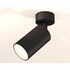 Миниатюра фото комплект накладного светильника ambrella light techno spot xm6323001 sbk/swh черный песок/белый песок (a2210, c6323, n6110) | 220svet.ru