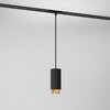 Миниатюра фото подвесной трековый светильник elektrostandard gu10 85021/01 черный/золото a064794 | 220svet.ru