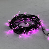 Миниатюра фото гирлянда нить 10м розовая 24в, 100 led, провод черный пвх, ip54 ltc pst100-11-1p | 220svet.ru