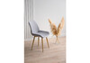 Миниатюра фото стул поворотный на металлокаркасе woodville седа 360 светло-серый (zd 960) / золотой np 632379 | 220svet.ru