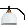Миниатюра фото подвесная люстра indigo attimo 10005/3pl black v000156 | 220svet.ru