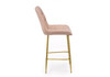 Миниатюра фото барный стул woodville челси бежевый (zd 210) / золотой np 632557 | 220svet.ru