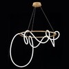 Миниатюра фото подвесная светодиодная люстра с пультом ду citilux python cl220283 | 220svet.ru