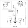 Миниатюра фото подвесная люстра odeon light exclusive latte 5403/7 | 220svet.ru