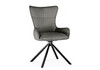 Миниатюра фото стул на металлокаркасе поворотный woodville chicago light gray / black 15830 | 220svet.ru