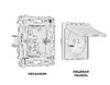 Миниатюра фото розетка с крышкой ip44 ambrella volt quant alfa ma808010 | 220svet.ru