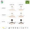 Миниатюра фото люстра-вентилятор mantra slim fan mini 9008 | 220svet.ru