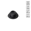 Миниатюра фото встраиваемый светильник novotech morus 371000 черный | 220svet.ru