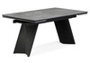 Миниатюра фото керамический стол раскладной woodville вейв 140(200)х80 серый мрамор larka grey / черный 626003 | 220svet.ru