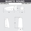 Миниатюра фото фасадный светильник fumagalli mamete round  2a3.000.000.lxz1l | 220svet.ru